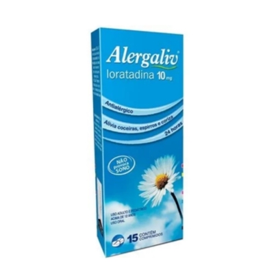 Alergaliv Loratadina 10mg 15 Comprimidos