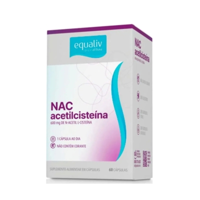 Suplemento Alimentar Equaliv Nac Acetilcisteína 60 Cápsulas