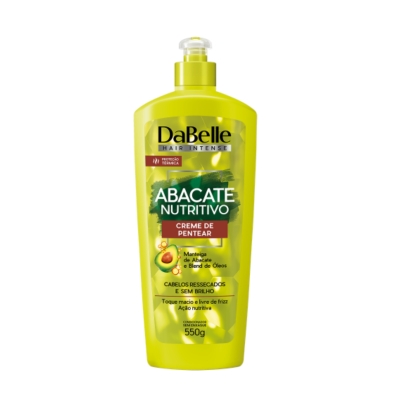 Creme De Pentear Abacate Nutritivo 550g Dabelle