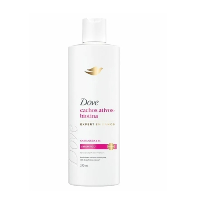 Shampoo Dove Expert em Danos Cachos Ativos Biotina 370ml