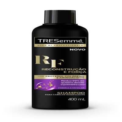 Sh tresemme 400ml reconstrucao e forca 