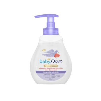 Dove Baby Sabonete Líquido para Banho Bebê Hidratação Relaxante 200ml 