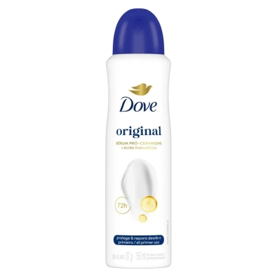 Desodorante Antitranspirante Aerosol Dove Original Feminino 72h 150ml