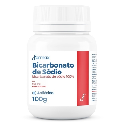 Bicarbonato de Sódio Farmax 100g