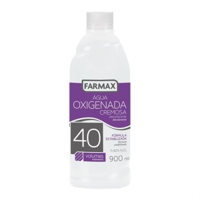 Água Oxigenada Cremosa Farmax 40 Volumes 900mL