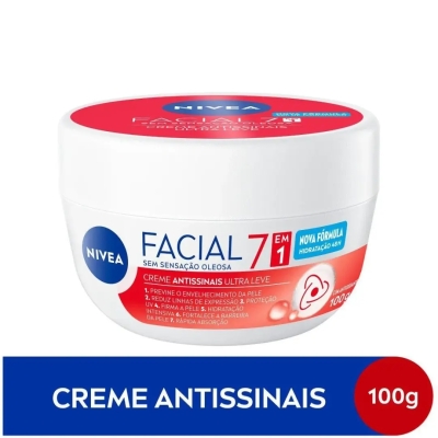 Hidratante Facial Nívea Antissinais Creme 100g
