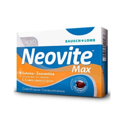 Polivitamínico Neovite Max para Visão 60 Cápsulas