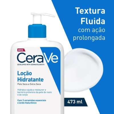Loção Hidratante Corporal CeraVe Pele Seca a Extra Seca 473ml