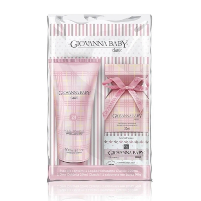 Kit giovanna baby loc200+col+sab 90g rosa