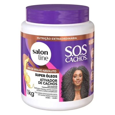 Ativador de Cachos Salon Line Sos Cachos Super Óleos Nutrição Profunda 1kg
