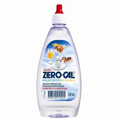 Adoçante Líquido Sacarina Zero Cal 200ml