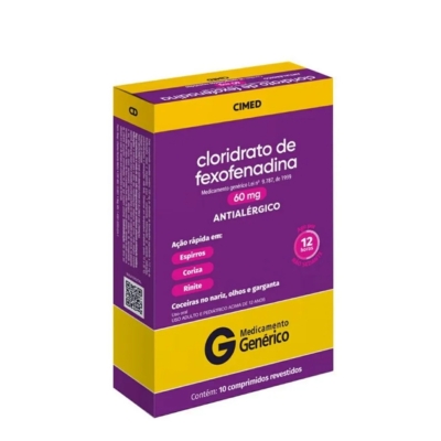 Clor fexofenadina 60mg 10 cpr g.cimed