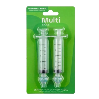 Seringa Nasal Multilaser HC398 2 Unidades