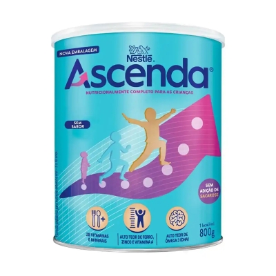 Ascenda Sem Sabor 800g 