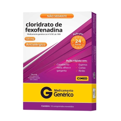 Clor fexofenadina 120mg 10 cpr cimed