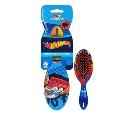 Escova de Cabelo Condor Infantil Hot Wheels