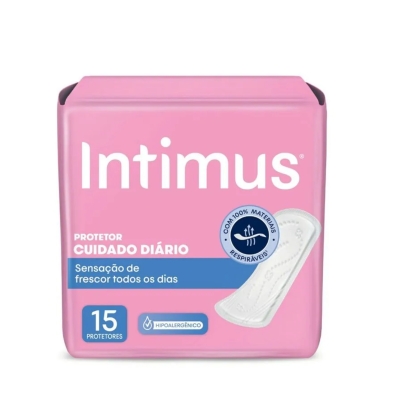 Protetor Diário Intimus Cuidado Diário 15 unidades