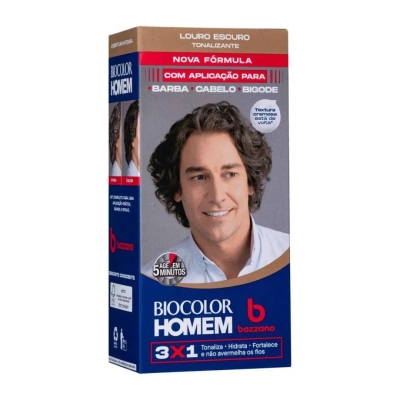 Tonalizante de Cabelo Biocolor Homem Bozzano - Louro Escuro