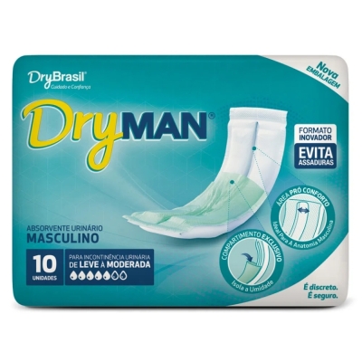 Abs dryman masculino 10 un