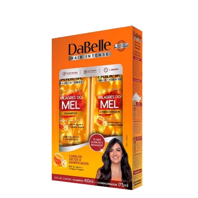 Kit Dabelle Milagres Do Mel Shampoo 410ml E Condicionador 175ml 