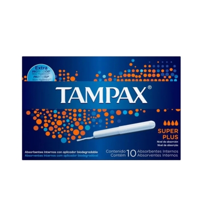 Absorvente Interno Tampax Super Plus 10 Unidades