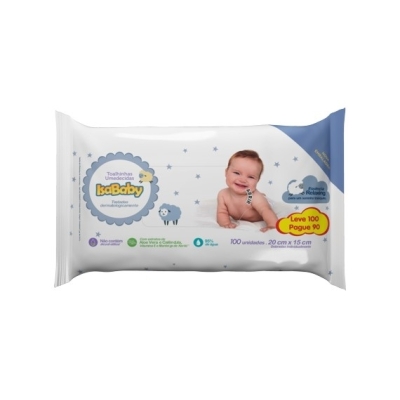 Toalha Umedecida IsaBaby Leve 100 Pague 90 Unidades