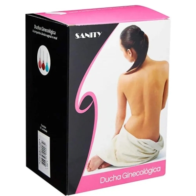 Ducha Ginecológica Sanity Rosa N° 12 - 1 Unidade