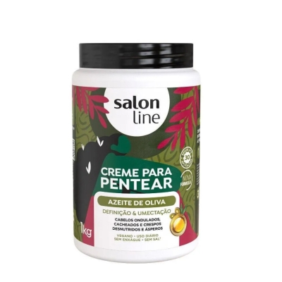Creme para Pentear Azeite de Oliva Salon Line 1kg