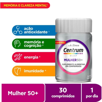 Centrum Select Mulher 50+ 30 Comprimidos