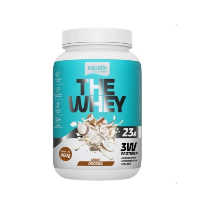 Equaliv The Whey Protein 960g Sabor Cocada 