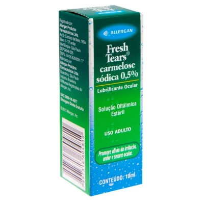 Colírio Fresh Tears Carmelose Sódica 0,5% Solução Oftálmica 10ml