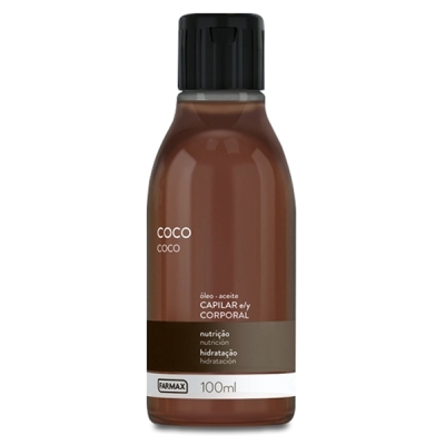Oleo de coco 100ml farmax