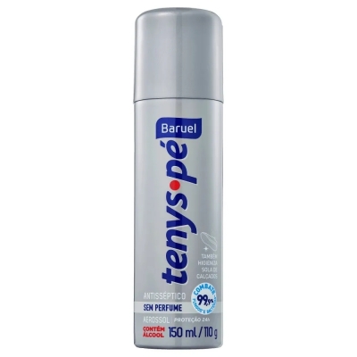Desodorante Para os Pés Tenys Pé Baruel Aerosol Sem Perfume 110g