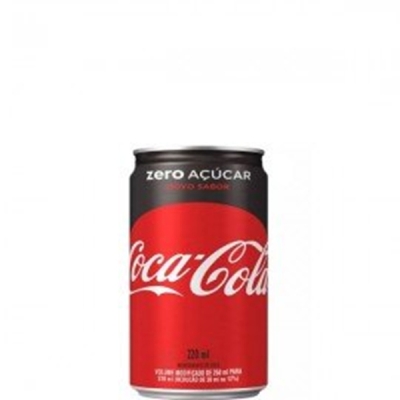 Coca cola lata s/acucar sleek 220ml