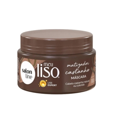 Máscara Meu Liso Matizador Castanho Salon Line 300g