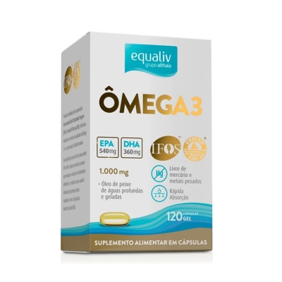 Suplemento Alimentar Ômega 3 Equaliv 120 Cápsulas Gel