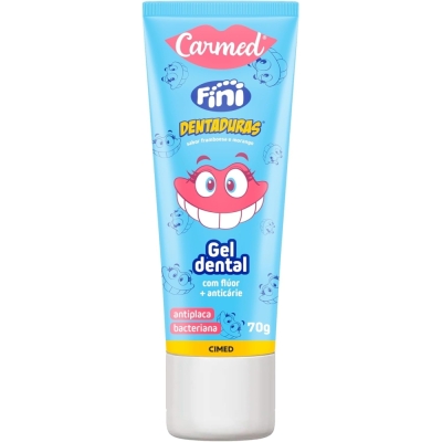 Carmed gel dental fluor 70g dentadura