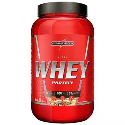 Nutri Whey Protein Integralmedica Cookies e Cream Pote 907g
