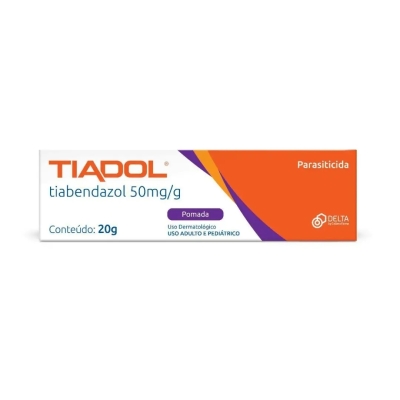 Tiadol Tiabendazol 50mg/g Pomada 20g - Delta