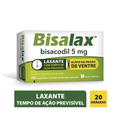 Bisalax Bisacodil 5mg 20 Drágeas