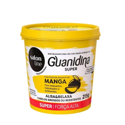 Guanidina Óleo Semente de Manga Creme Alisa e Relaxa Salon Line 215gr