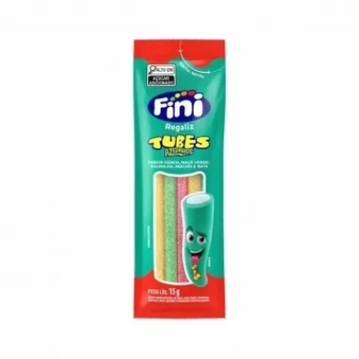 Bala Fini Tubes Três Cores 15g