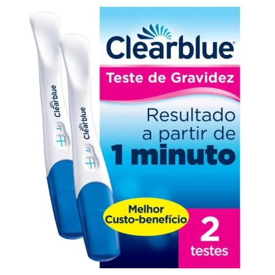 Teste de Gravidez Clearblue Detecção Rápida 2 Unidades