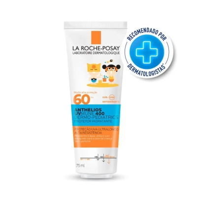 Protetor Solar Infantil La Roche-Posay Anthelios UVMUne 400 Dermo-Pediatrics FPS 60 75ml