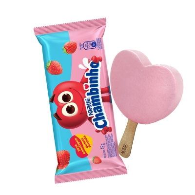Picolé Nestlé Chambinho Morango 45g