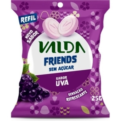 Pastilhas Valda Friends Uva 25g