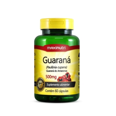 Guarana 500mg 60 cps maxinutri