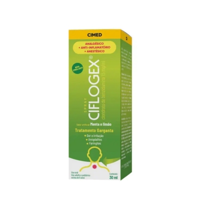 Spray para Garganta Ciflogex Sabor Menta 30ml