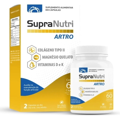 Suplemento Alimentar SupraNutri Artro 60 Cápsulas