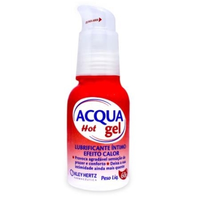 Lubrificante Acqua Gel Hot Intimo 60g Kley Hertz